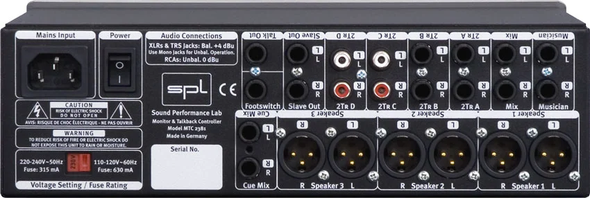 XLR and TRS jack can be both balanced forms of I/O. A Phono or RCA connection can only be unbalanced.