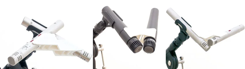 Wilkinson Audio Mic Clips in ORTF, 45 Degree and XY Layout.