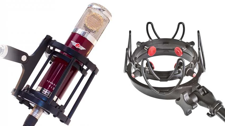 A good solid shock mount is essential to stop any floor or stand-borne noice getting to your microphone