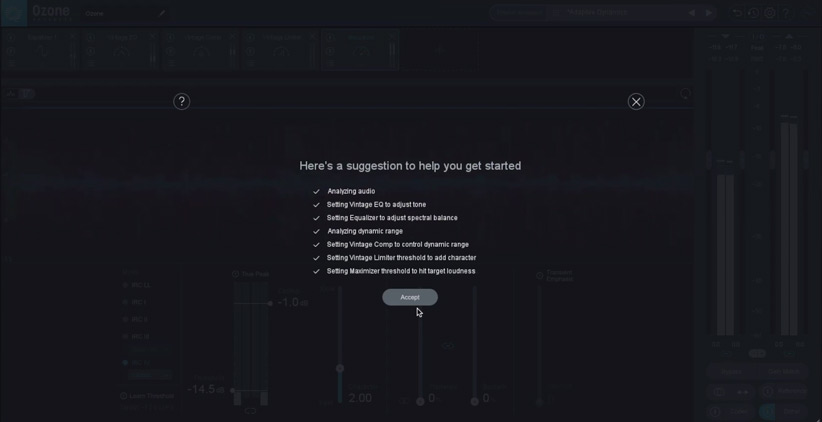 iZotope Assistant