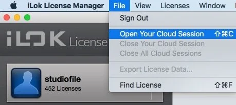 Open Your Cloud Session