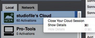 iLok Cloud - Show Details