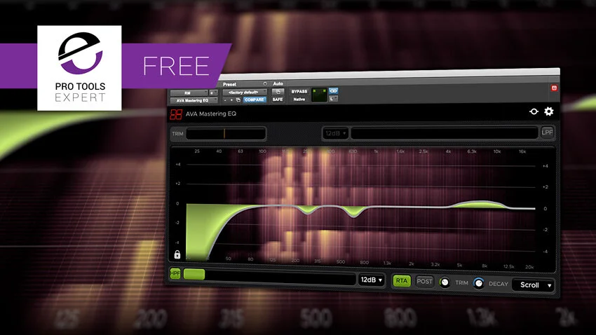 AVA Mastering EQ Banner