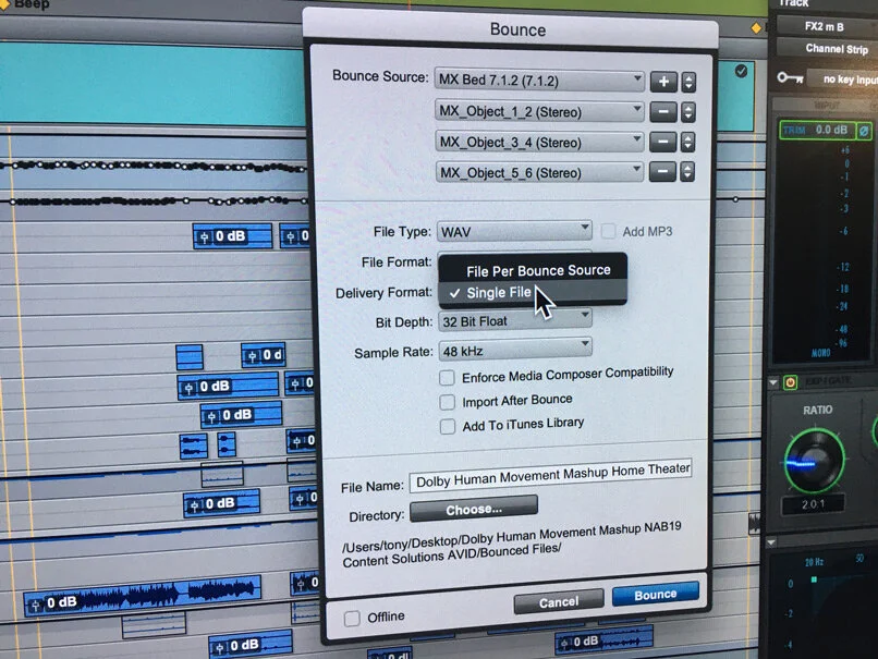 Pro Tools Bounce To Disk