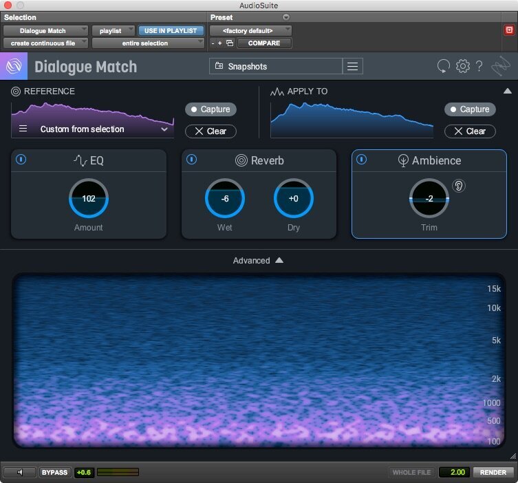 best audiosuite plug-ins to use in pro tools izotope Dialogue Match ambience.jpeg