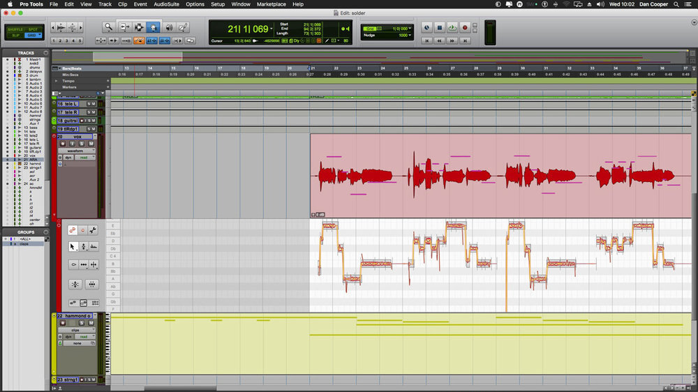 What Melodyne could look like in Pro Tools with ARA2