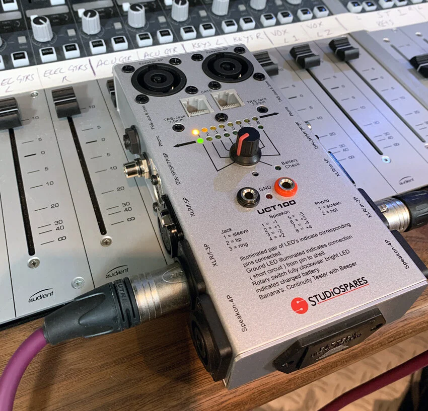 Studiospares UCT100 Cable Tester Is This The Ultimate Studio And Live Audio Accessory