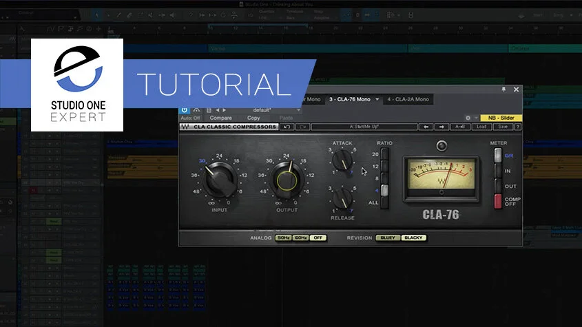 Mixing Vocals in Studio One with Waves Plugins - Part 2 - CLA-76 ...