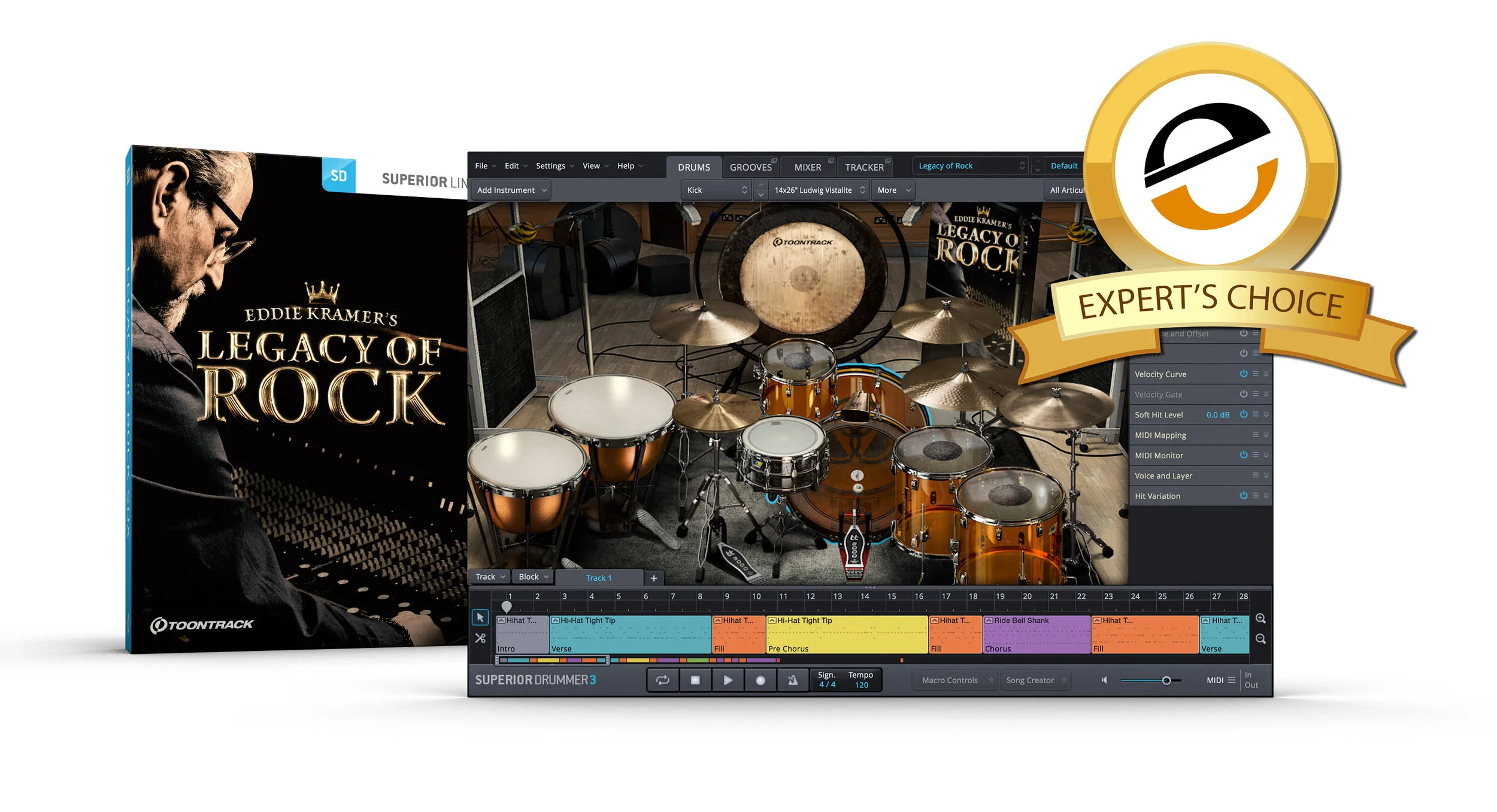 TOONTRACK　SUPERIOR DRUMMER 3 Toontrack Superior Drummer 3 Virtual Drum Software | Sweetwater