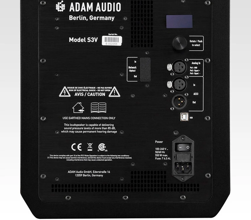 adam audio s3v review