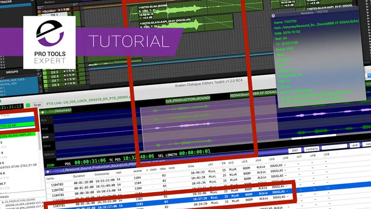 Kraken Dialogue Editor's Toolkit - Expert Tutorial | Pro Tools Articles ...