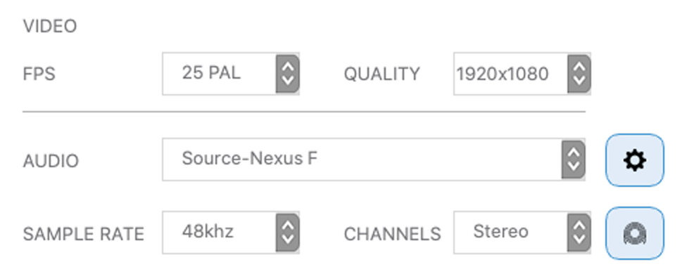 broadcast frame rate