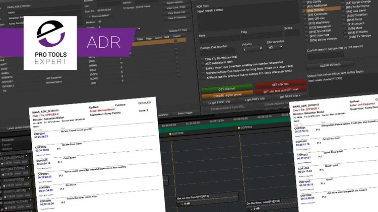 ADR Cueing Made Easy With The FREE PG PT Session Software | Pro Tools ...