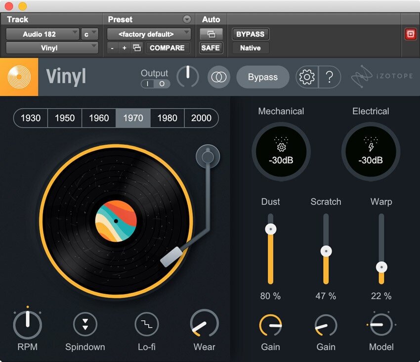 Izotope Vinyl New