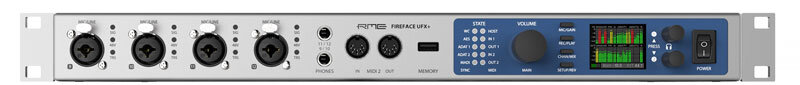 Interface de áudio RME Fireface UFX+ USB 3.0 e Thunderbolt.