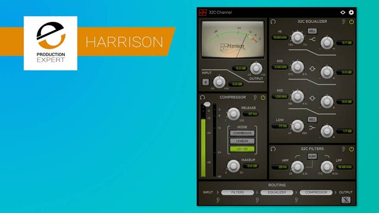 Harrison 32C Vocal Intensity Processor plug-in: quick vocal and dialogue  touch-ups 