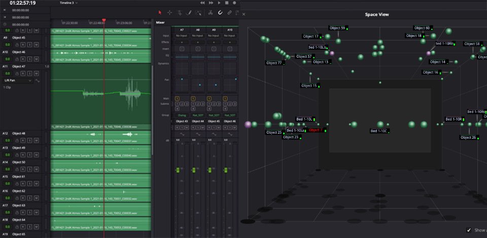  Dolby Atmos in Davinci Resolve 17 