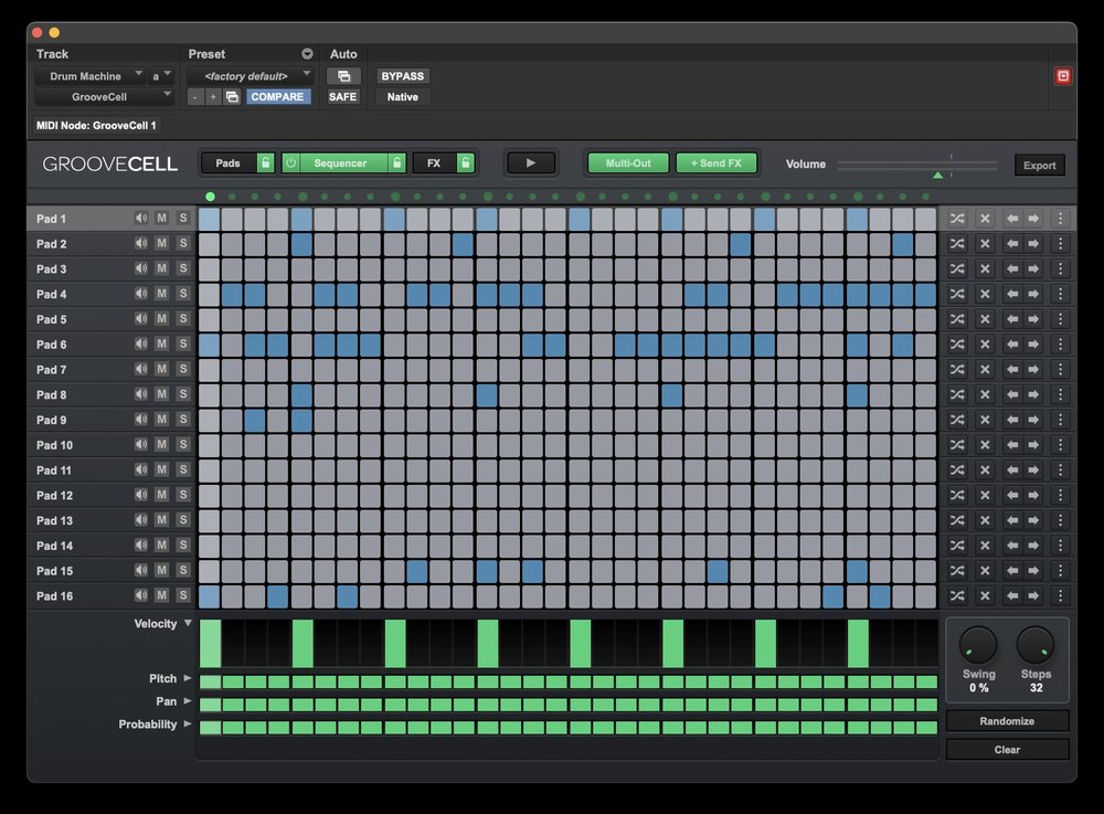 GrooveCell Sequencer 