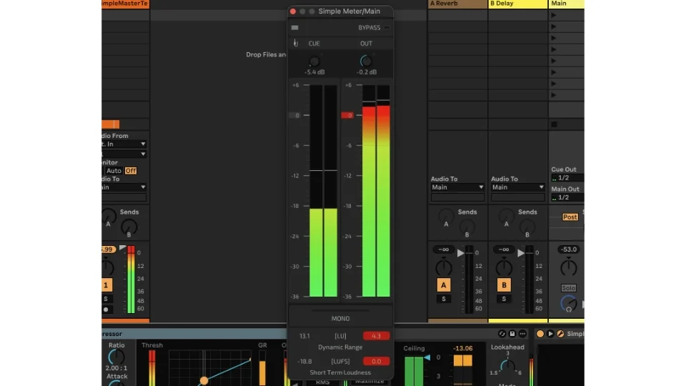 Free Audio Metering Plugin - Awesonix Simple Meter | Audio Production ...