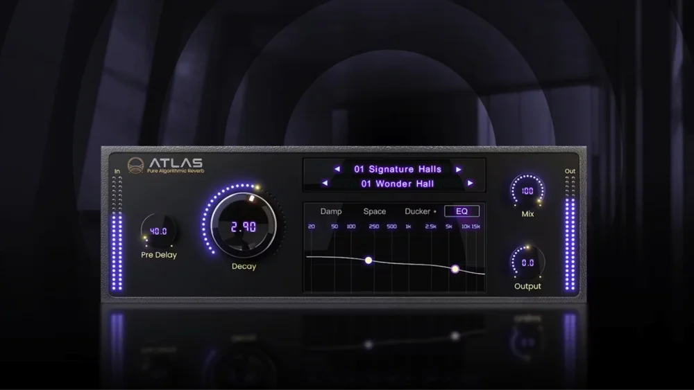 Waves Atlas Reverb plugin interface