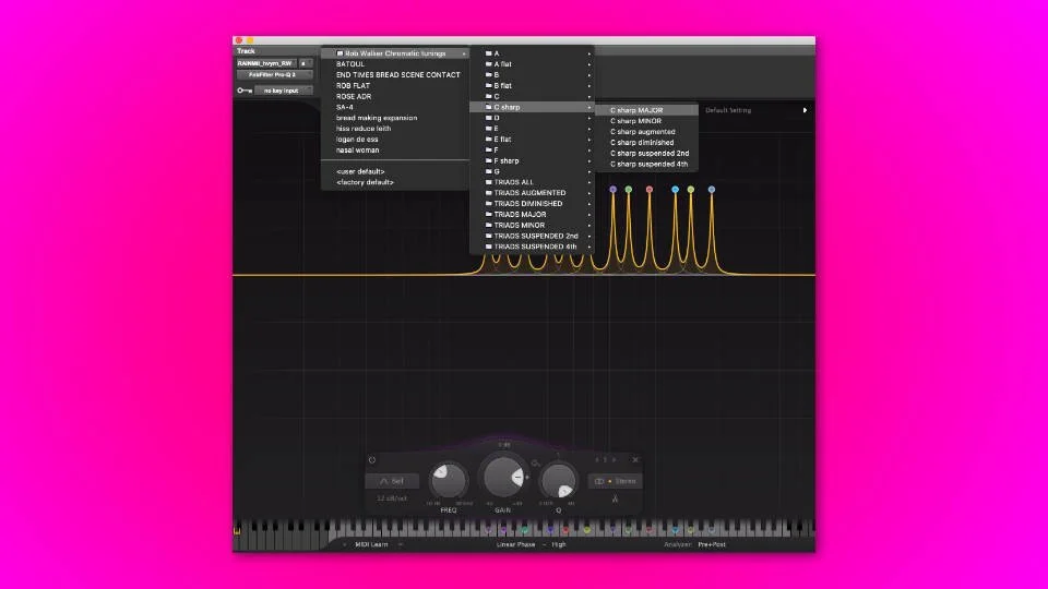 ProQ 3 Presets For Sound Design Rob Walker's Musical EQ Settings