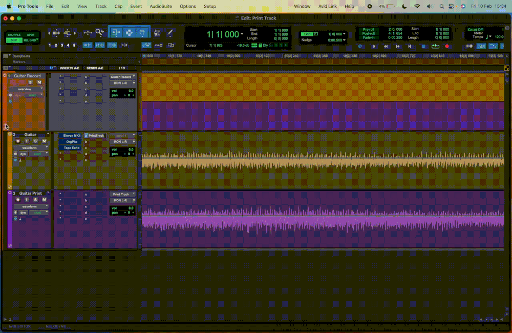 Create A Record Print Folder In Pro Tools Production Expert