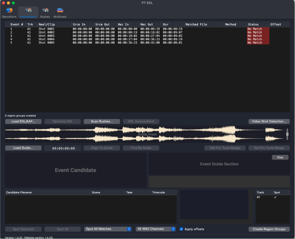 PT EDL: Does It Solve The Picture Cut Problem? | Audio Production: News ...