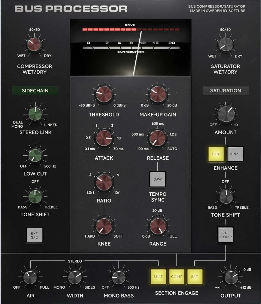 Softube Bus Processor Plugin Released | Audio Production: News ...
