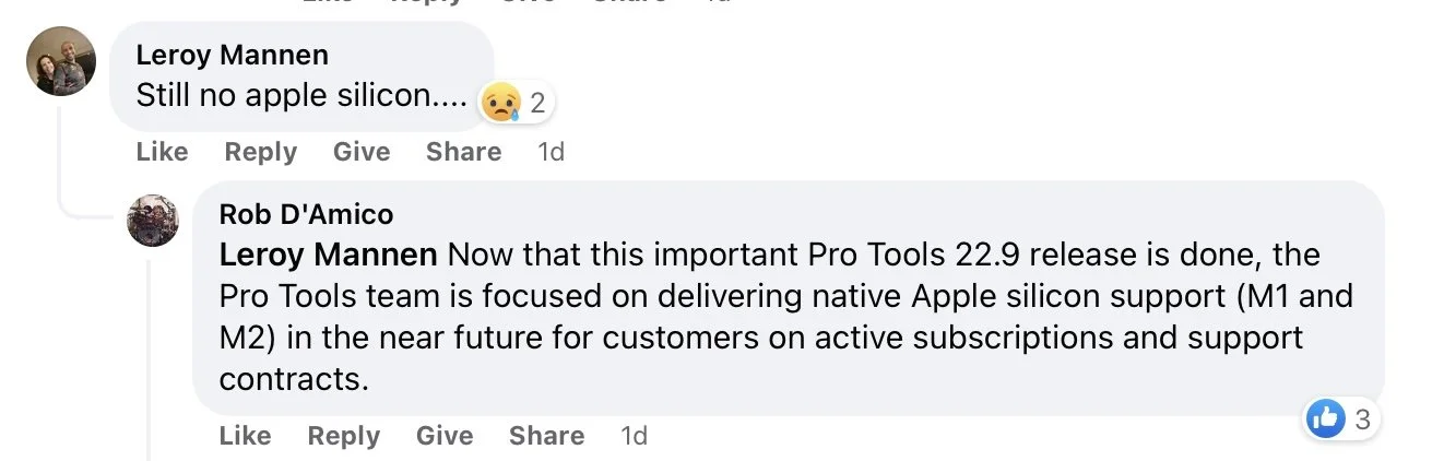 Pro Tools Coming For Apple Silicon Soon | Audio Production: News ...