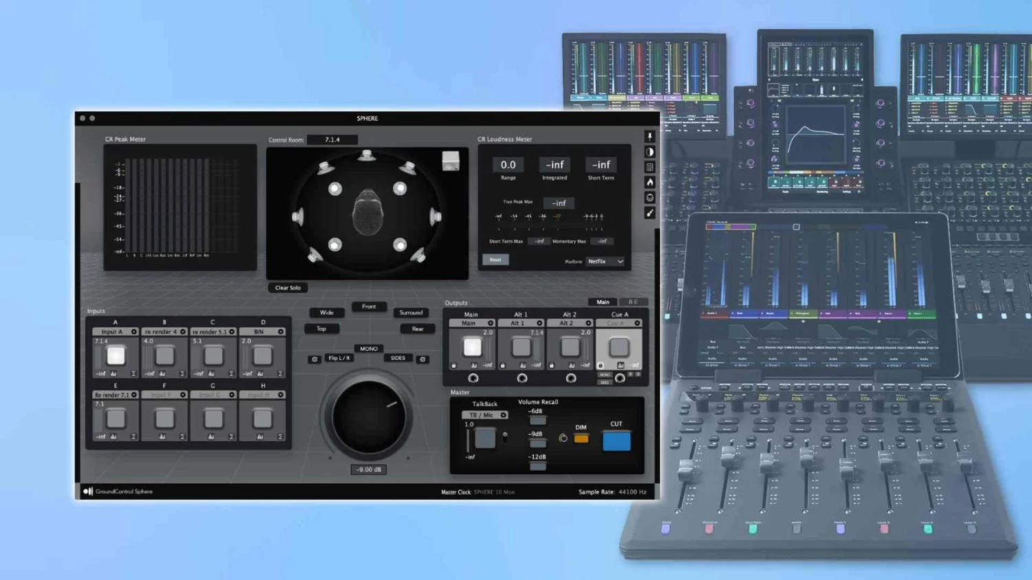 Ginger Audio GroundControl Sphere Update Released With Eucon ...