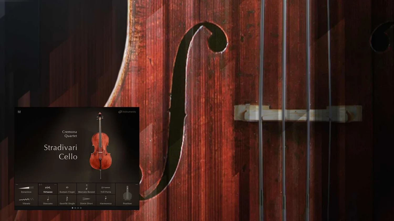 einstruments Stradivari Cello Now Available As Separate Instrument
