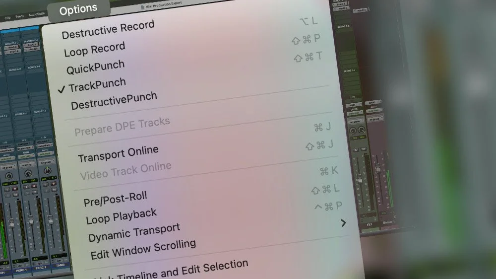 Pro Tools Options Menu - Every Setting Explained | Audio Production ...