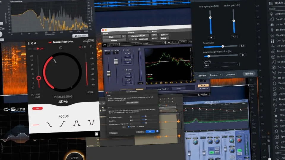 Is Real Time Noise Reduction Better Than Offline? | Audio Production ...