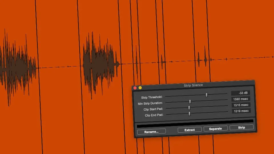 Using Strip Silence To Create Room Tone Production Expert