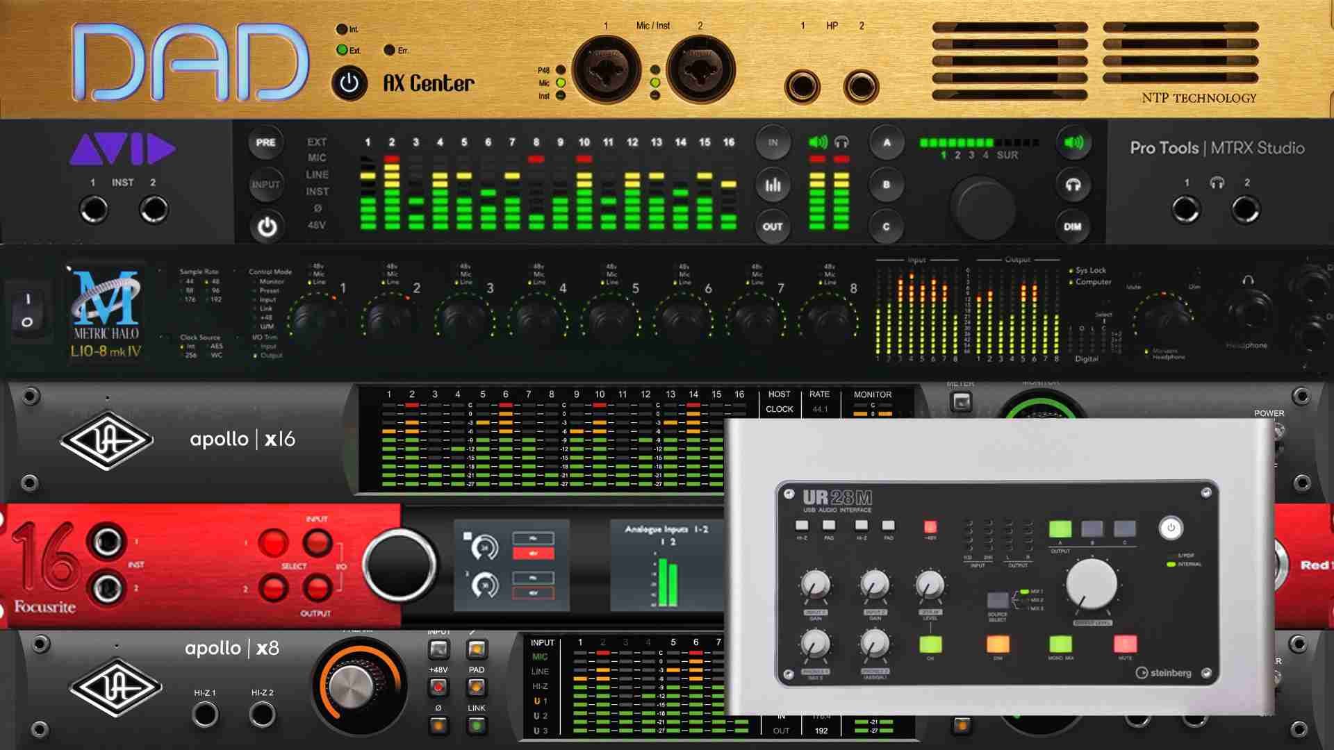 Seven Of The Best Audio Interfaces For Post Production