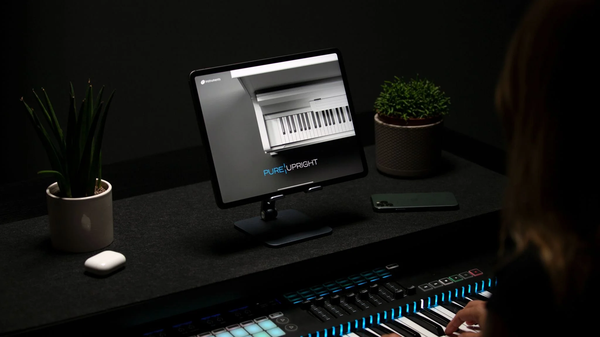e-instruments Pure Upright iOS Piano Announced | Production Expert