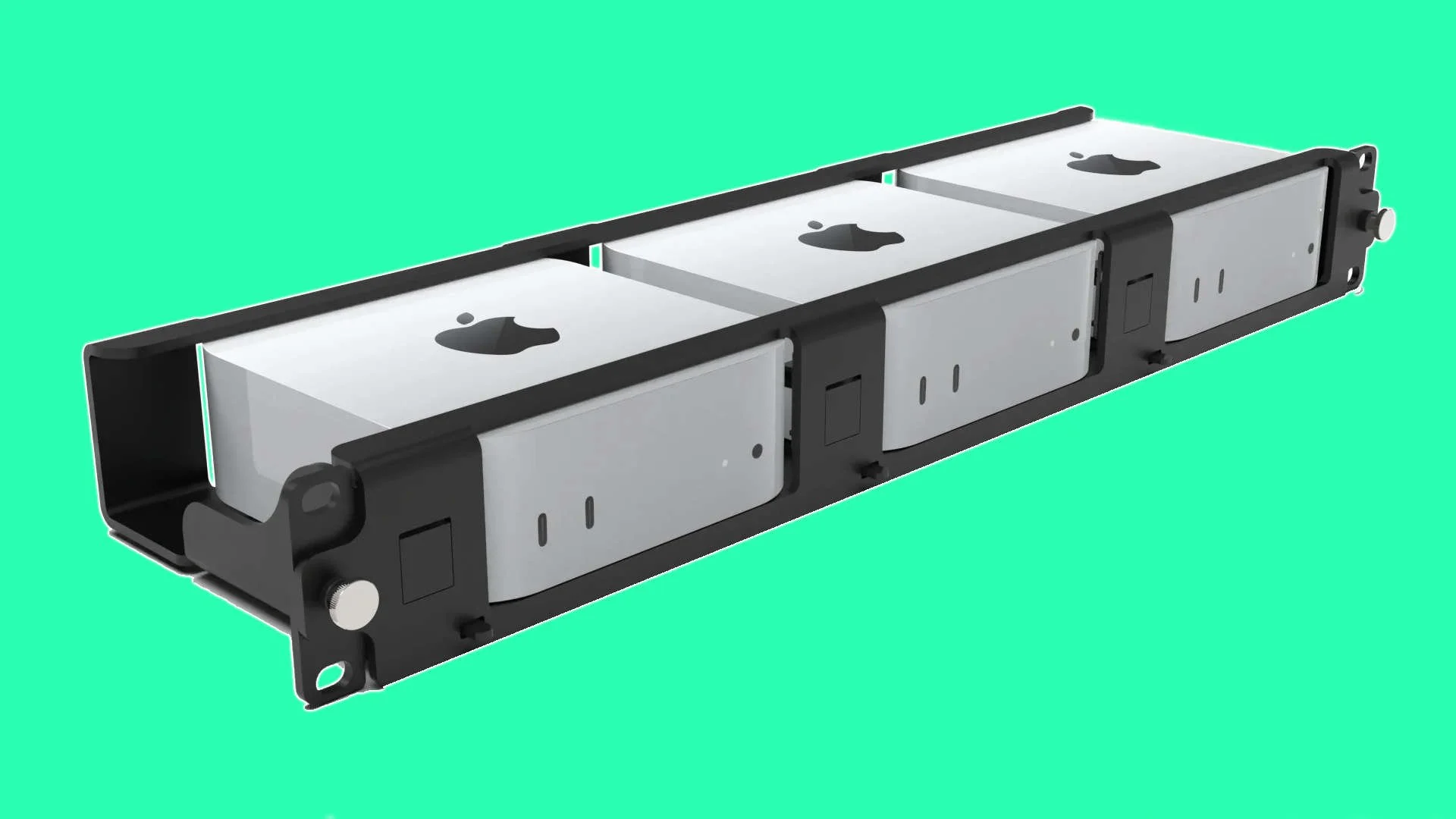 Thingsinrack Rack Mount For New Mac Mini M4 19inch 2u 2024 2U Rack ...