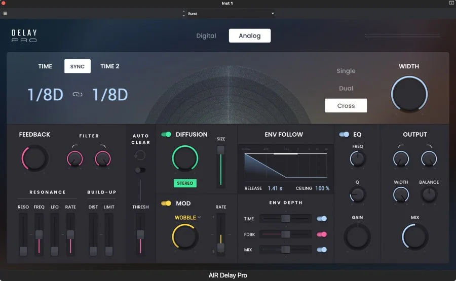 AIR Music Technology Delay Pro Plugin Released | Audio Production: News ...