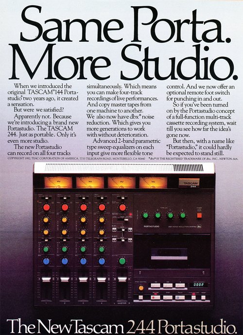 The Home Recording Studio 40 Years Ago