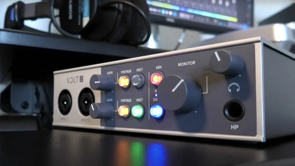 【DAW DTM機材情報】シンガー・ラッパーに最適なオーディオインターフェイスUniversal Audio Volt 2のレビュー