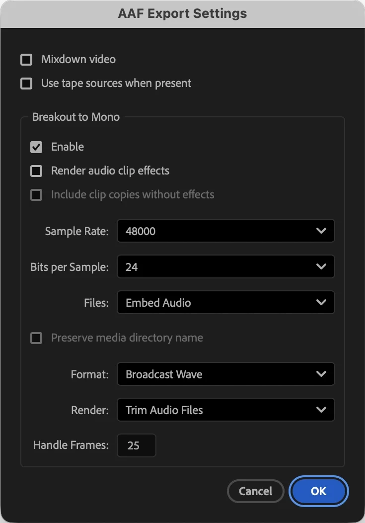 AAF Explained - How To Export From An NLE For Audio Post | Audio ...