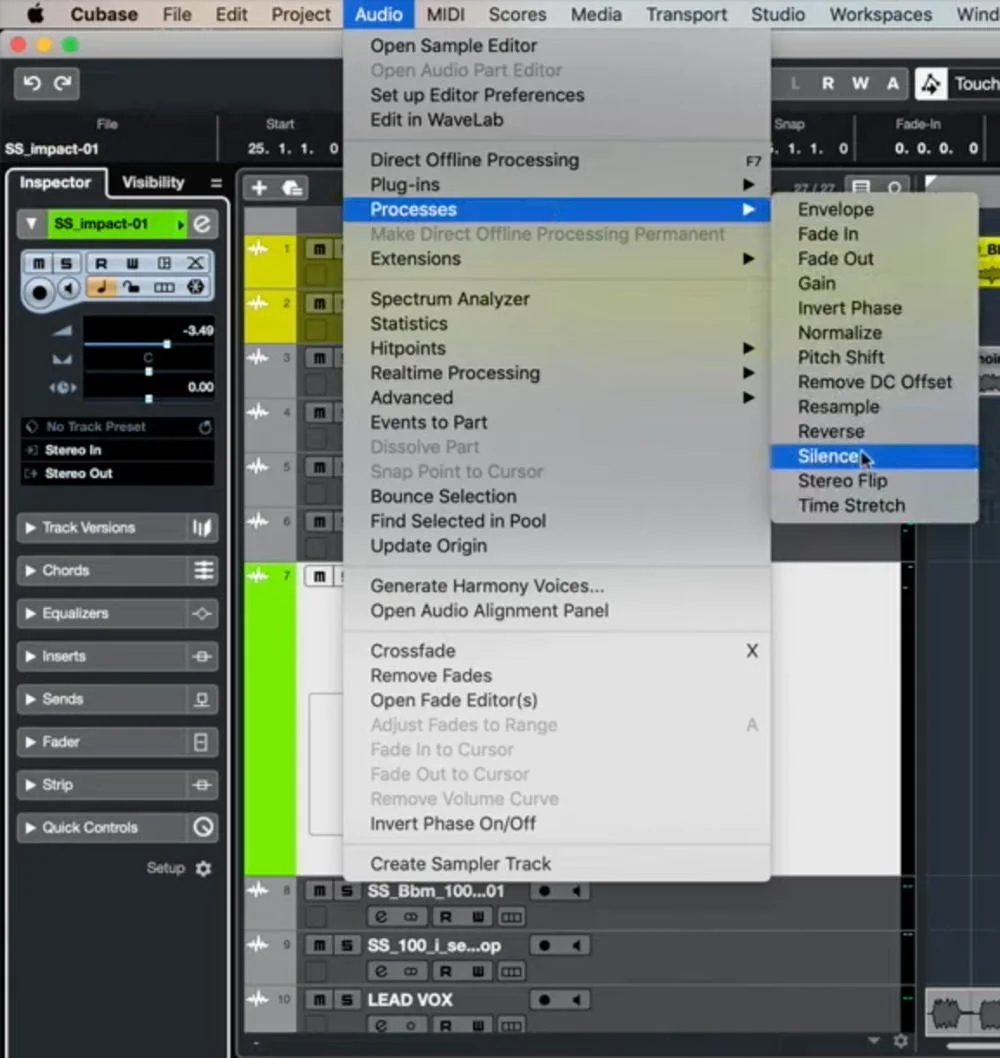 Offline Processing Example How Different DAWs Do Offline Audio Processing | Audio Production: News ...