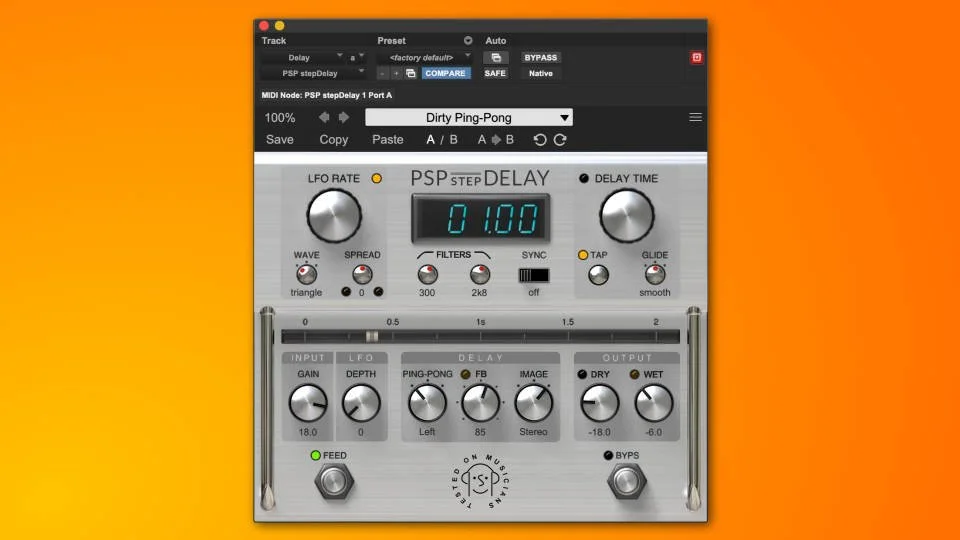 Free Plugin PSP stepDelay Production Expert