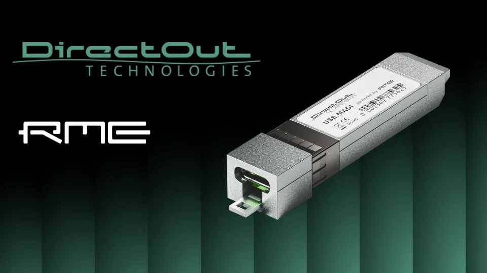 DirectOut USB.MADI: A 64-Channel USB Interface That Fits in an SFP Slot ...