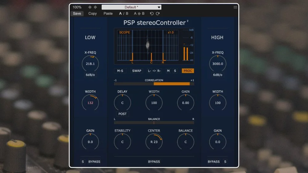 Ox Psp Tutorial Using PSP stereoController2 To Restore Symmetry In The Mix | Audio ...