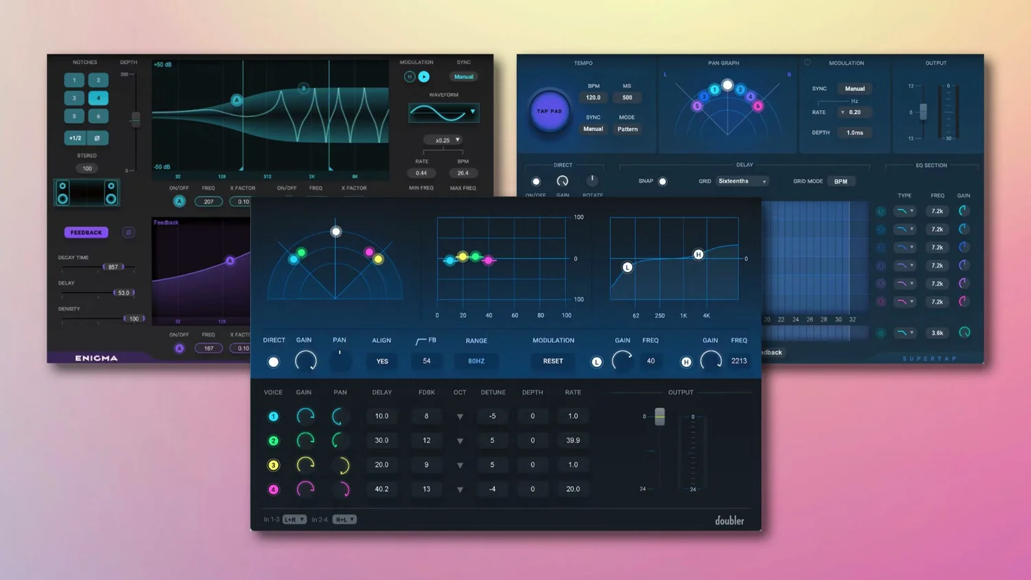 Waves Audio Doubler, SuperTap, and Enigma GUI Updates Released | Audio ...