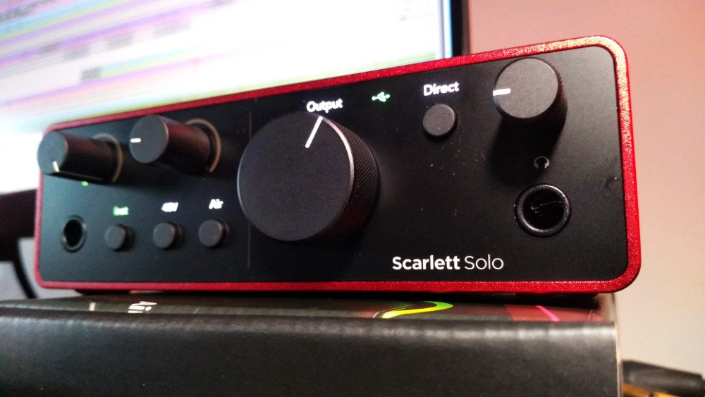 Focusrite Scarlett Solo 4th Gen USB Audio Interface with