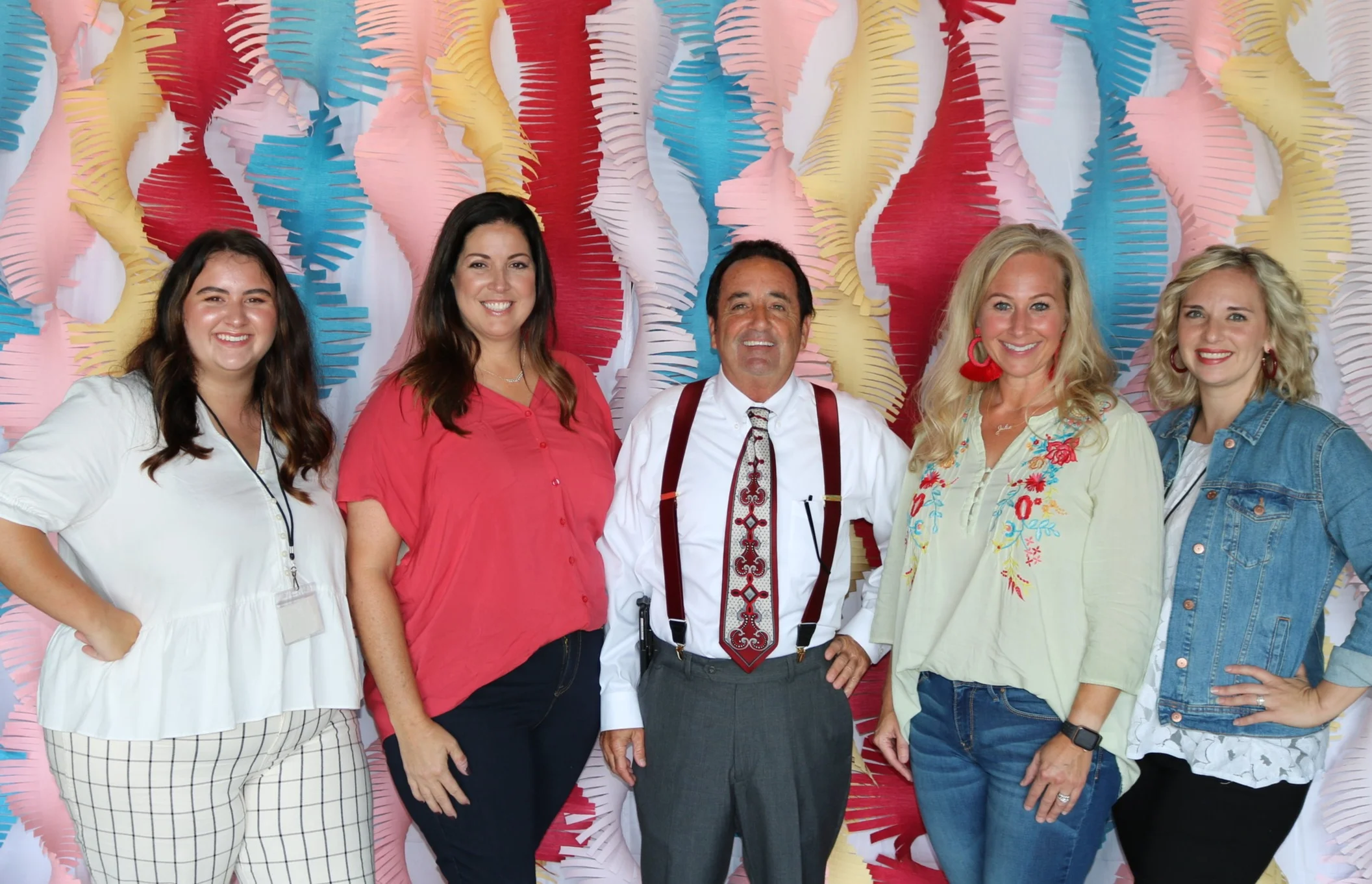 Sydney Scott (blogger); Kacy Edwards (Career Compass Co-Founder & Executive Director); David Faucheux (professor at Southeastern Louisiana University); Julie Scott (Career Compass Co-Founder & Executive Director); and Crystal Burch (Career Compass Director of Strategic Partnerships).