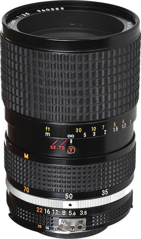 35-70mm 3.5 Macro Nikkor Day:10$ Week:30 $