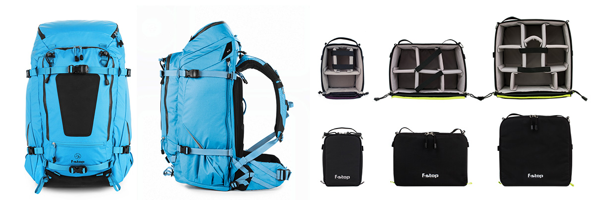 F-Stop Pro Back Pack SHINN 80L Dual access ICU. Medium, Smal,l Macro, ICU ( Internal Camera Units) Day:25$ Week:75 $ LINK-INFO